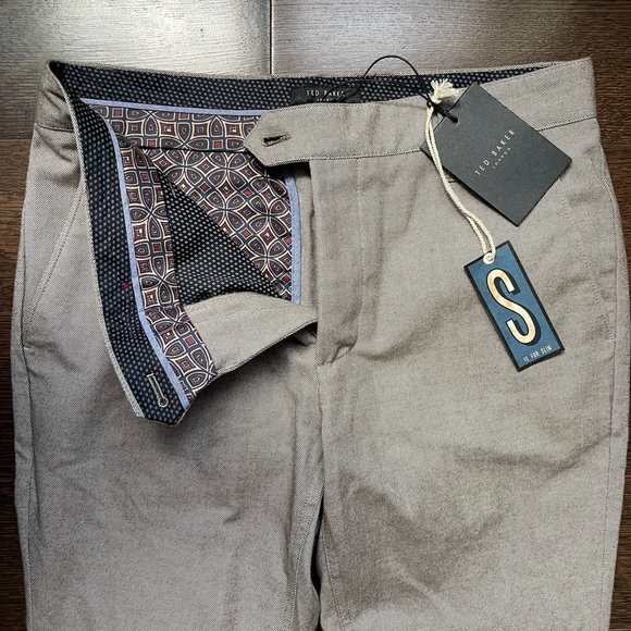 Ted baker slim brushed cotton chino 30R NWT - Picture 3 of 5